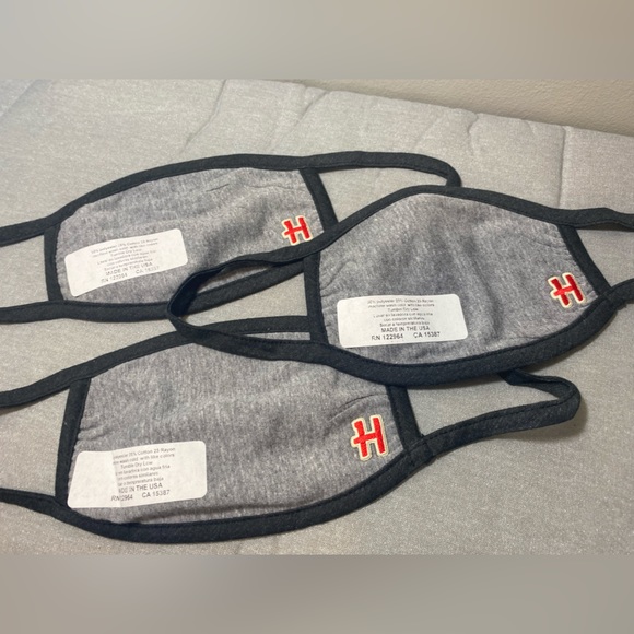 NWT HOMAGE Cotton Face Masks 3pc Set - Picture 2 of 4